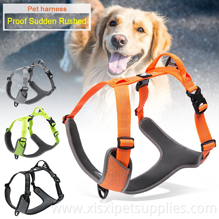 Reflective Soft Padded Outdoor Walking Front Dog Harness